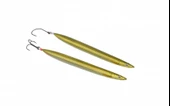 Savage gear B-SG Line Thru Sandeel 125mm 19g Sahte Balık  05-YG Silver - 3
