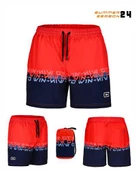 Fujin Pro Angler Short Mayo Scarlet Dark Navy  Large (L) - 1