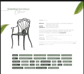 Ferforje görünümlü Plastik Oval İstanbul Masa Sandalye Takımı 1 Masa 4 Sandalye Balkon, Bahçe Mobilyası - 24