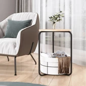 Eportatif Çantalı Orta Sehpa Yan Zigon Sehpa Çam 1557 - 2