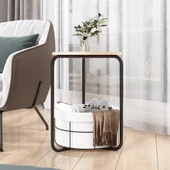 Eportatif Çantalı Orta Sehpa Yan Zigon Sehpa Çam 1557 - 3