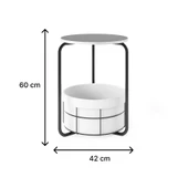 Eportatif Çantalı Orta Sehpa Yan Zigon Sehpa Çam 1557 - 7
