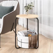 Eportatif Çantalı Orta Sehpa Yan Zigon Sehpa Çam 1557 - 1