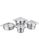 Korkmaz A1957 Festiva 8 Parça Tencere Seti thumbnail 1