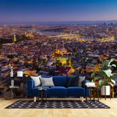 İstanbul Eminönü Kuş Bakışı Manzaralı Duvar Kağıdı thumbnail 1