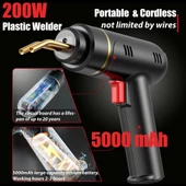 200 Watt 600 Adet Tel 5000 Mah Batarya Desteği Kablosuz Şarjlı Tampon Plastik Parça Tamir Kaynak Makinesi - 6