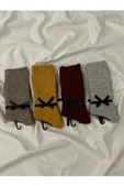 For Pretty 4'lü Kışlık Yünlü Havlu Kadın Çorap - 1