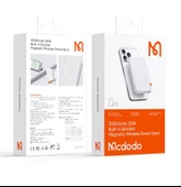 Mcdodo MC-5100 10000mAh 20w Magsafe Kablosuz Powerbank - Beyaz - 6