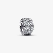 Pandora Işıltılı Pavé Üç Sıralı Charm 792820C01 - 1