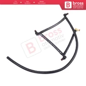 Ford Fiesta MK5 MK6 Fusion 1.4TDCi F6JA F6JB için Dizel Yakıt Enjektör Geri Dönüş Borusu Hortumu - 2