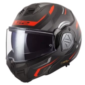 LS2 ADVANT KUKA MAT SİYAH-KIRMIZI KASK thumbnail 1