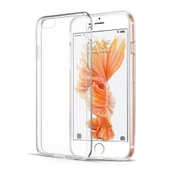 Apple iPhone 6 Ultra İnce Kaliteli Esnek Şeffaf Silikon - 3