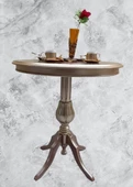 Fiskos Sehpa EKO 90503 Baba 4Ayak 65 CM Hareketli MDF Tabla Parlak Gold El Yapım - 7
