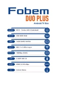 Fobem Duo Plus 4K Android TV Box Medya Oynatıcı - Ses Komutlu Wi-Fi 2 Gb Ram 16 GB Hafıza - 7