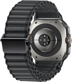 Galaxy Watch Ultra Uyumlu Metal Tokalı Hasır KORDON - 1
