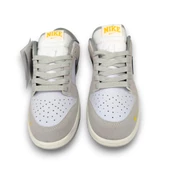 NİKE DUNK LOW UNİSEX AYAKKABI GRİ BEYAZ - 1