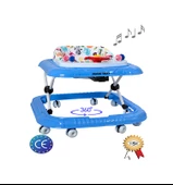 Maxi Taxi Walking Müzikli Işıklı Yürüteç Mavi thumbnail 1