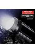 Philips SFL3101/93 800 Lümen Şarj Edilebilir Kamp, Dağcılık, Dış Mekan Taşınabilir LED Spotlight El Feneri - 5