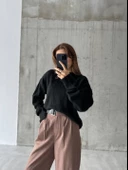 Siyah Marka Model Yumoş Triko Kazak - 3