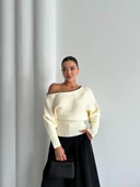 Ekru Venüs Topçuklu Kazak - 6