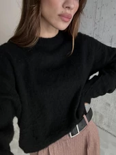 Siyah Marka Model Yumoş Triko Kazak - 1