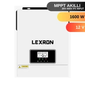 LEXRON 1.6KW MPPT 12V TAM SİNÜS AKILLI İNVERTER 40-450V PV YÜKSEK VOLTAJ - 1