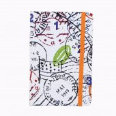 Damga Küçük Boy Sert Kapak Lastikli Çizgisiz Defter - 1