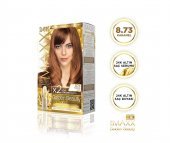 Maxx Deluxe Golden 8.73 Karamel 24k Altın İçerikli Saç Boyası thumbnail 1