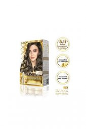 Maxx Deluxe Golden 8.11 Yoğun Açık Küllü Kumral 24k Altın İçerikli Saç Boyası thumbnail 1