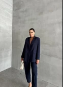 Lacivert Washington Blazer Ceket - 3