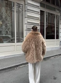 Camel Bird Peluş Mont - 10