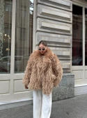 Camel Bird Peluş Mont - 3