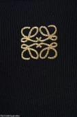 Siyah-Gold Kare Nakış Atlet - 4