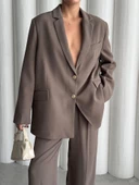 Koyu Vizon Cosmopolitan Ceket-Pantolon Takım thumbnail 2