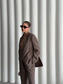 Koyu Vizon Cosmopolitan Ceket-Pantolon Takım thumbnail 5