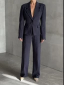 Lacivert Kol Pens Ve Belden Oturtmalı İkili Takım thumbnail 3