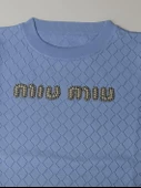 Mavi Marka Model Taş İşlemeli Triko Bluz - 1