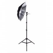 3lü Strobist Set. Işık Ayağı,Şemsiye,Flaş ve Şemsiye Adaptörü - 1