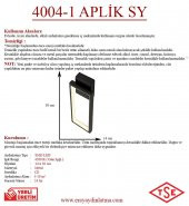 Eray Aydınlatma 4004-1 Siyah Led Aplik - 4