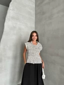 Siyah-Gri Mealy Polo Yaka Triko Hırka - 3