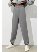 Madmext Kadın Boyalı Gri Comfort Fit Eşofman Altı MG1353 - 1