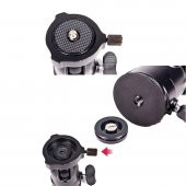 Deyatech 3642B 133cm DSLR ve Video Kamera için Hafif Tripod - 4