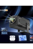Torima HY320 Mini Siyah Taşınabilir Sinema Projektörü Ev Sineması Bluetooth Android Projeksiyon - 5