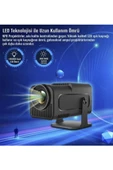 Torima HY320 Mini Siyah Taşınabilir Sinema Projektörü Ev Sineması Bluetooth Android Projeksiyon - 6