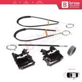 Land Rover Range Rover Sport MK2 L494 2013-2022 LR078871 İçin Arka Sol Kapı Cam Kriko Tamir Seti - 5