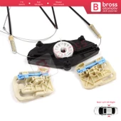 Audi A8 S8 A8L Quattro MK3 D4 4H 2010-2017 4H0839461 4H0839462 İçin Arka Kapı Cam Kriko Tamir Seti - 5