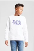 Agatha All Along Lettern Beyaz Çocuk 2ip Sweatshirt thumbnail 1
