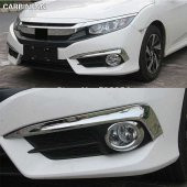 Honda Civic FC5 Krom sis Kaplaması (İTHAL) Sis Çerçevesi 2019+ - 2