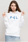 Outer Banks P4L Beyaz Kadın 3ip Kapşonlu Sweatshirt thumbnail 1