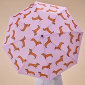 Original Duckhead Duck Kompakt Şemsiye Dachshund Purple - 10